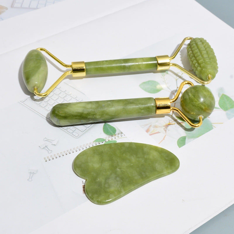 Kit Massage Visage Jade 3 en 1 –
